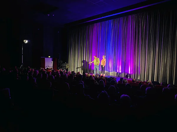 Die Kächeles bringen das Kino Scala zum lachen.